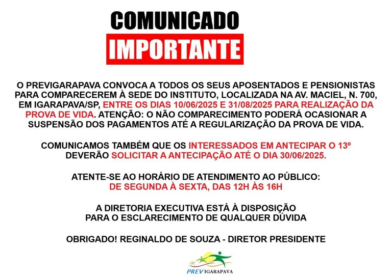 PrevIgarapava - Utilidade Pública