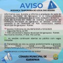 Câmara de Igarapava realizará sessões no Polo Universitário