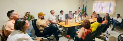 Visita do Deputado Átila Jacomussi