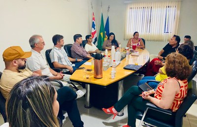 Visita do Deputado Átila Jacomussi