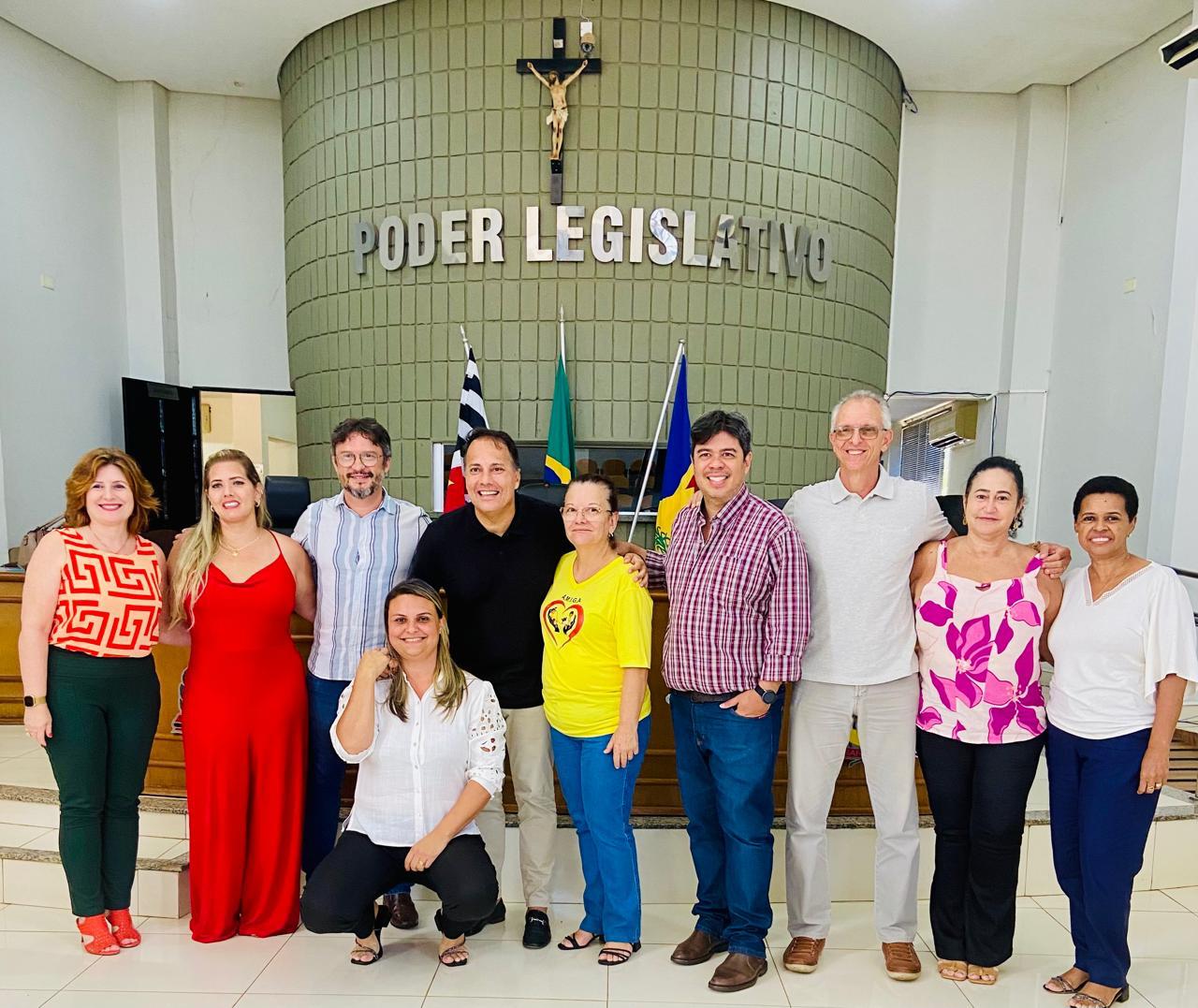 Visita do Deputado Átila Jacomussi