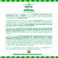 Nota Oficial - Combate a Desinformação sobre Merenda Escolar
