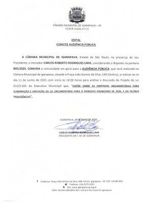 LDO - 11.06.205 - Portaria e Edital